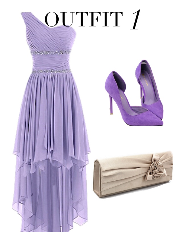 pastel purple outfit